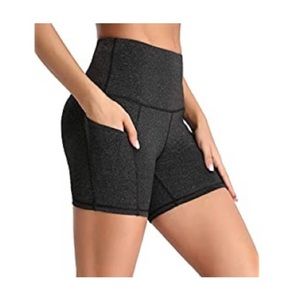 Women’s Biker Yoga Shorts with Side Pocket S 4”